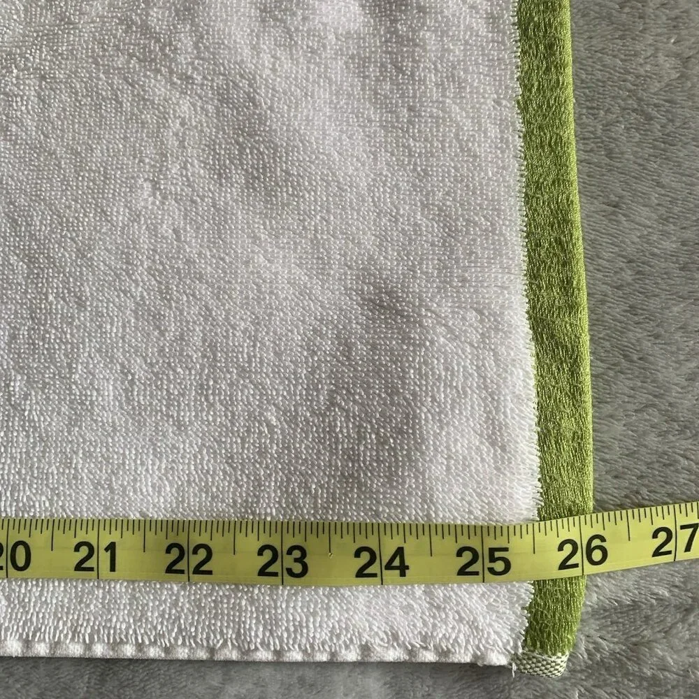 Casaba Kids Animals Zebra Monkey Giraffe Palm Embroidered Towel Bath Set of 3